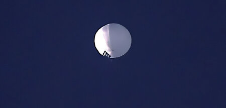 Der über Montana gesichtete Ballon diente chinesischen Angaben z...