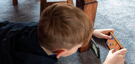 Spiele auf dem Smartphone sind das neue Kinderbuch