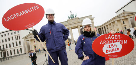 Leider immer noch aktuell: Protest zum »Equal Pay Day« am 18. Mä...