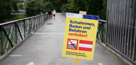 Schwimmen? Keine gute Idee Schwimmen? Keine gute Idee