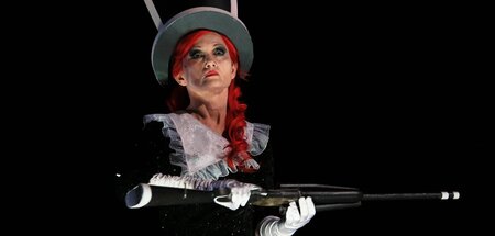 Barbara Schnitzler in »Der Besuch der alten Dame« im Deutschen T...