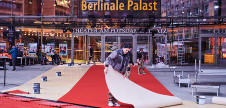 Der Potsdamer Platz unterhält sich, die Berlinale baut ihren Pal...