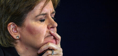 Nachdenklich: Schottlands First Minister Nicola Sturgeon auf ein...