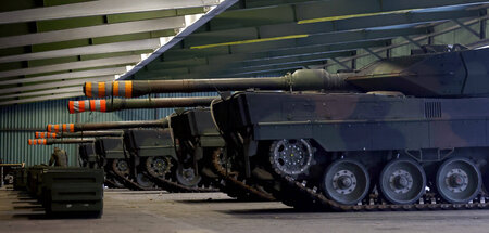 Längst bestellt und abgeholt sind diese »Leopard 2 A6«-Kampfpanz...