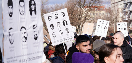 Gedenken in Berlin an die neun Menschen, die dem rassistischen A...