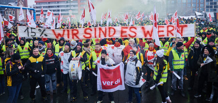 Poststreik am 6. Februar in Berlin Poststreik am 6. Februar in Berlin