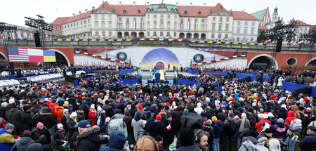 Warten am Dienstag in Warschau auf den Mann aus dem Weißen Haus