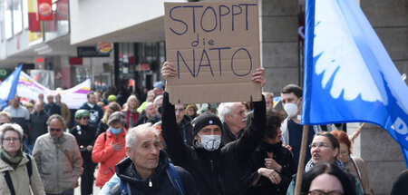 Ostermarsch in Saarbrücken (April 2022)