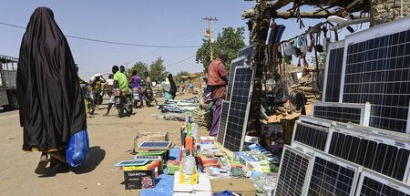 Verkauf von Solarpaneelen in Niger