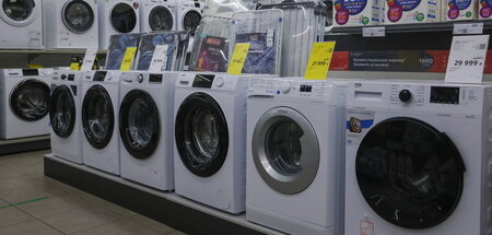 Offenbar sind auch Waschmaschinen von Sanktionen betroffen