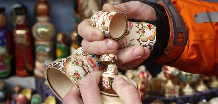 »Parade der Souveränitäten«: Eine traditionelle russische Matrjo...