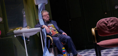 Schlechte Laune und Grund dazu: Serge (Roland Koch)