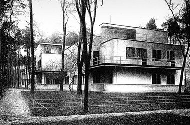 Modell für die Serie: die Meisterhäuser von Walter Gropius in De...