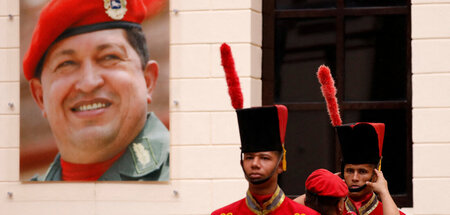 Sein Körper hat Venezuela verlassen, seine revolutionären Gedank...