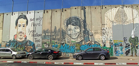 »Apartheidmauer«: Erinnerung an den von der israelischen Polizei...