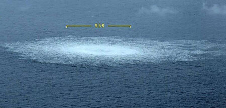 Nach den Sprengungen: Pipelinegas entweicht in der Ostsee