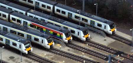 Werden von ASLEF-Lokführern weiter bestreikt: Züge auf Abstellgl...