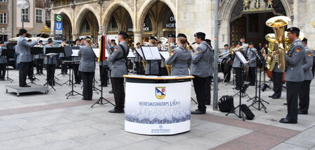 Musiker der Bundeswehr in München (26.10.2021) Musiker der Bundeswehr in München (26.10.2021)