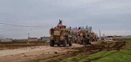 Bleibt alltäglicher Anblick in Nordostsyrien: Ein US-Militärkonv...