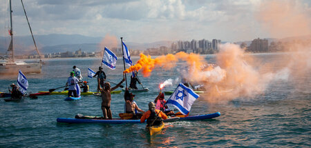 Israelische Marinereservisten protestieren gegen die »Justizrefo...