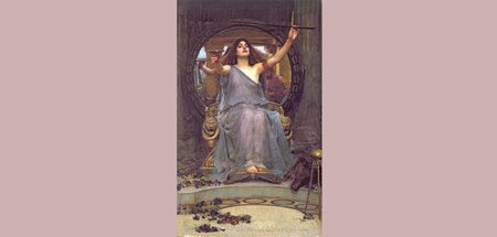 John William Waterhouse: »Kirke reicht Odysseus den Trinkbecher«...