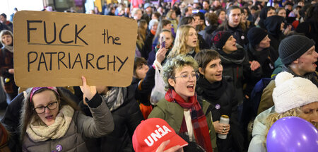 Auch in Lausanne wurde am 8. März demonstriert – weniger radikal...