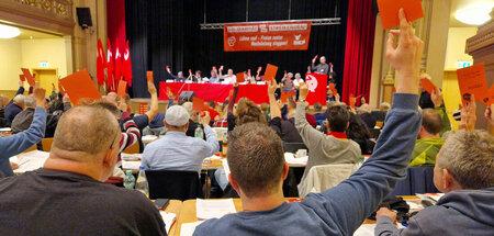 Delegierte am Wochenende in der Stadthalle in Gotha Delegierte am Wochenende in der Stadthalle in Gotha