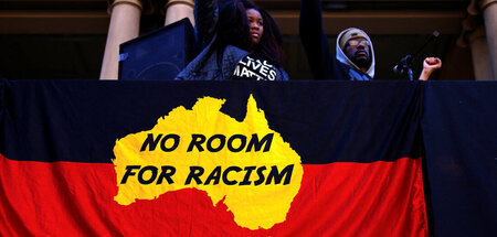 Auch in Australien aktiv: das Black Lives Matter Movement Auch in Australien aktiv: das Black Lives Matter Movement