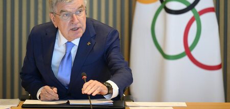 »Wir stehen zu unseren olympischen Werten«, sagte IOC-Chef Thoma