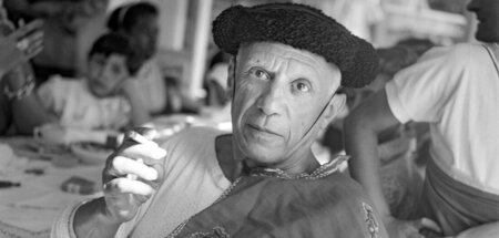 Picasso mit Torerokappe Picasso mit Torerokappe