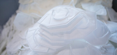 Muss der Staat sich leisten wollen: Haufenweise FFP2-Schutzmaske...