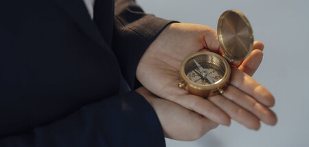 Klassische Orientierungshilfe: Der gute alte Kompass