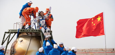 Vielleicht auch Teil der geplanten Mondlandung: Taikonaut Zhai Z...