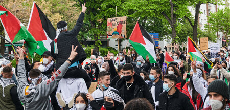 Demonstration gegen Diffamierung des palästinensischen Befreiung...