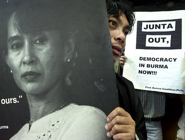 Protest gegen das Militärregime Myanmars – wie hier in Manila – ...