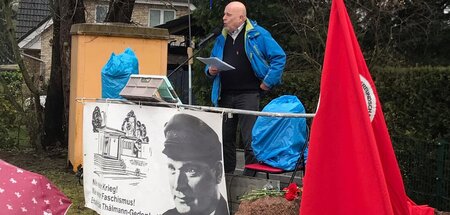Kundgebung im Gedenken an Ernst Thälmann (o. D.)