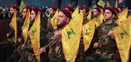 Einer ihrer Anführer im Visier der USA: Hisbollah-Mitglieder