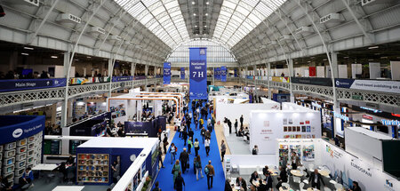 Ernest Moret konnte nicht teilnehmen: London Book Fair am Dienst...