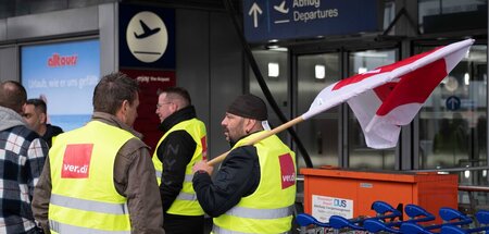 »Die Lage ist ruhig«: Flughafen Düsseldorf am Donnerstag