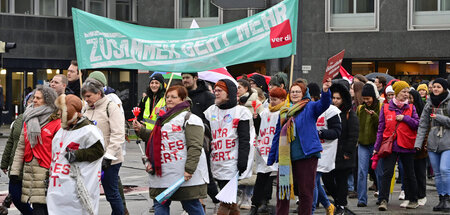 Warnstreik von Kitabeschäftigten in Berlin (8.3.2023)