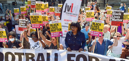 Gemeinsam mit der Jewish Voice for Labour: Abbott bei einem anti...