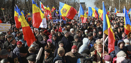 Alles russische Agenten? Protest gegen Moldaus proeuropäische Re