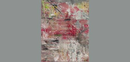 Michael Müller: »Birkenau in Farbe« (Öl auf bedrucktem Leinen, 2...