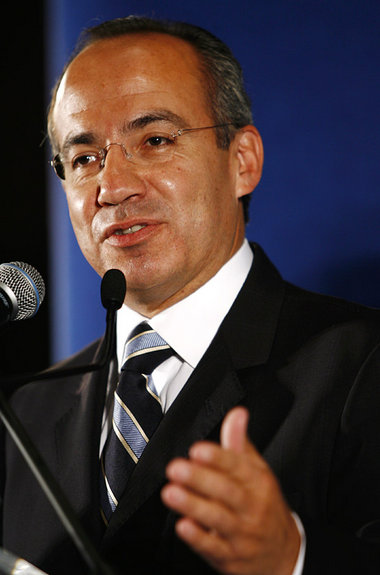 Vorläufiger Sieger : Felipe Calderón