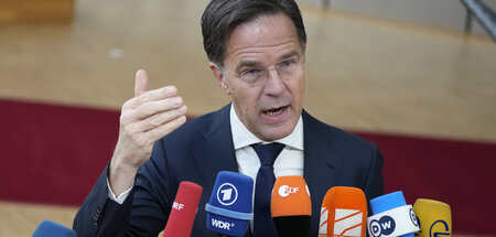 Marke Rutte in Brüssel