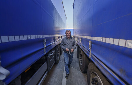 Geschichte geschrieben: Lkw-Fahrer im Arbeitskampf auf der Rasts...