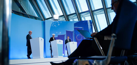 Christine Lagarde, Präsidentin der Europäischen Zentralbank (EZB... Christine Lagarde, Präsidentin der Europäischen Zentralbank (EZB...