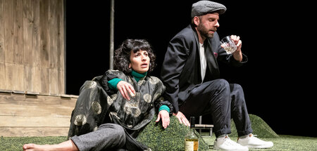 So kann es gehen: Kate (Neda Rahmanian) liebt Machos, Steve (Jos...
