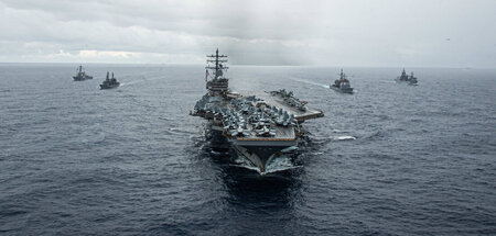 Provokation vor Chinas Küste: Die USS »Ronald Reagan« im Philipp...
