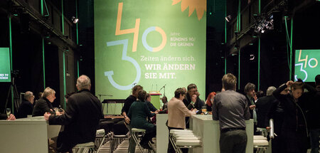 Klassenbewusst: Geburtstagsfeier von Bündnis 90/Die Grünen in Be...